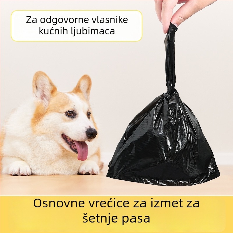 Jednokratne vrećice za mačje izmet, male veličine, s alatom za sakupljanje