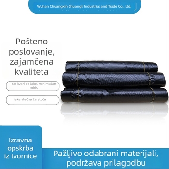 Jednokratne crne debele vreće za otpad, 60 × 70 cm, kvadratnog dna, za komercijalnu higijenu
