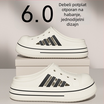 EVA zatvorenog prsta sportske sandale s perforiranim dizajnom, ljetne papuče za žene, protuklizne, novi model