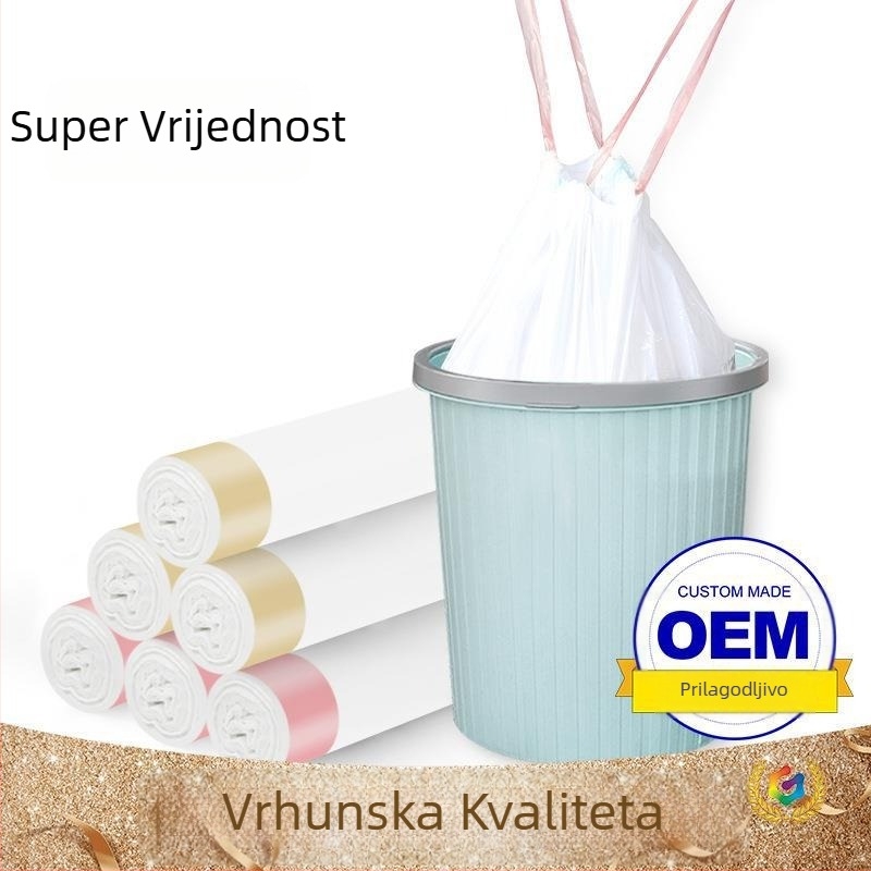 Debele plastične vrećice za kućnu upotrebu s vezicom i automatskim zatvaranjem