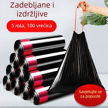 Vreće za otpad s vrpcom, debele, za kućnu i poslovnu upotrebu
