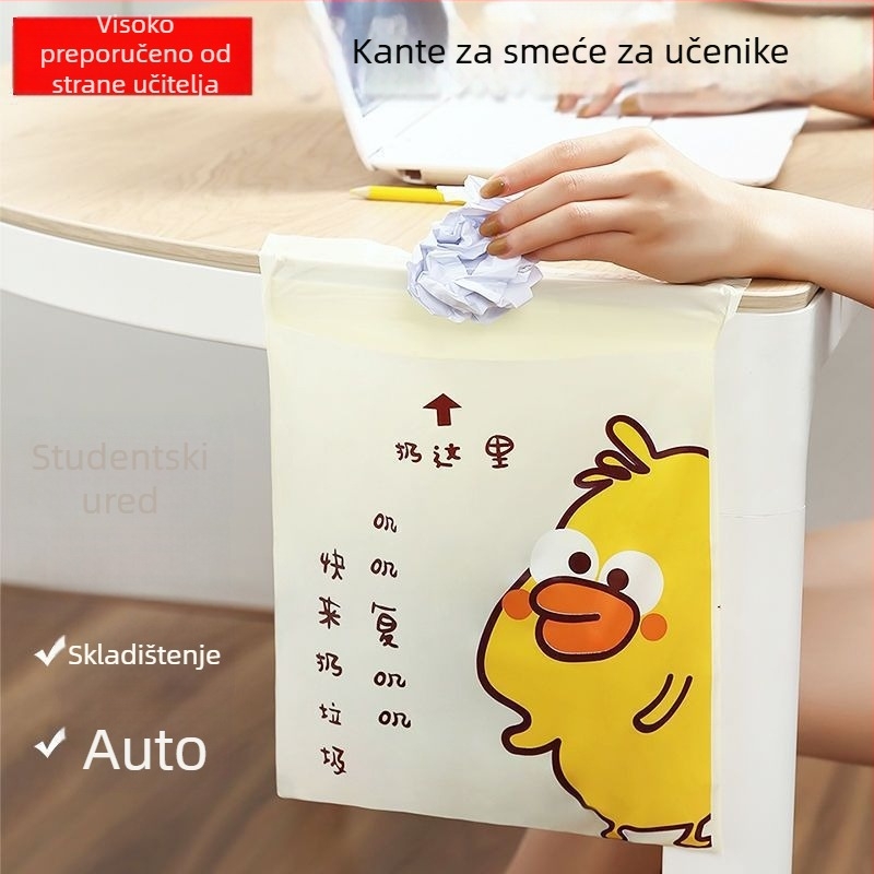 Ljepljiva vrećica za otpad za stol i dom, uzorak crtani, višenamjenski stolni dodatak