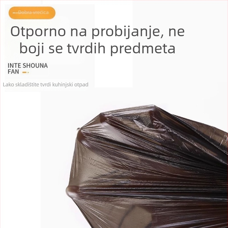 Debele vreće za otpad u stilu prsluka, za ured i dom, 45×62 cm, 30 kom
