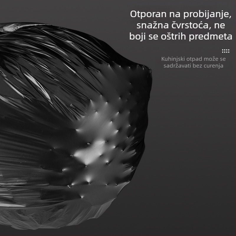 Debela vreća za smeće sa šnurlom, velika, za kuhinju, kupaonicu, ured i dom