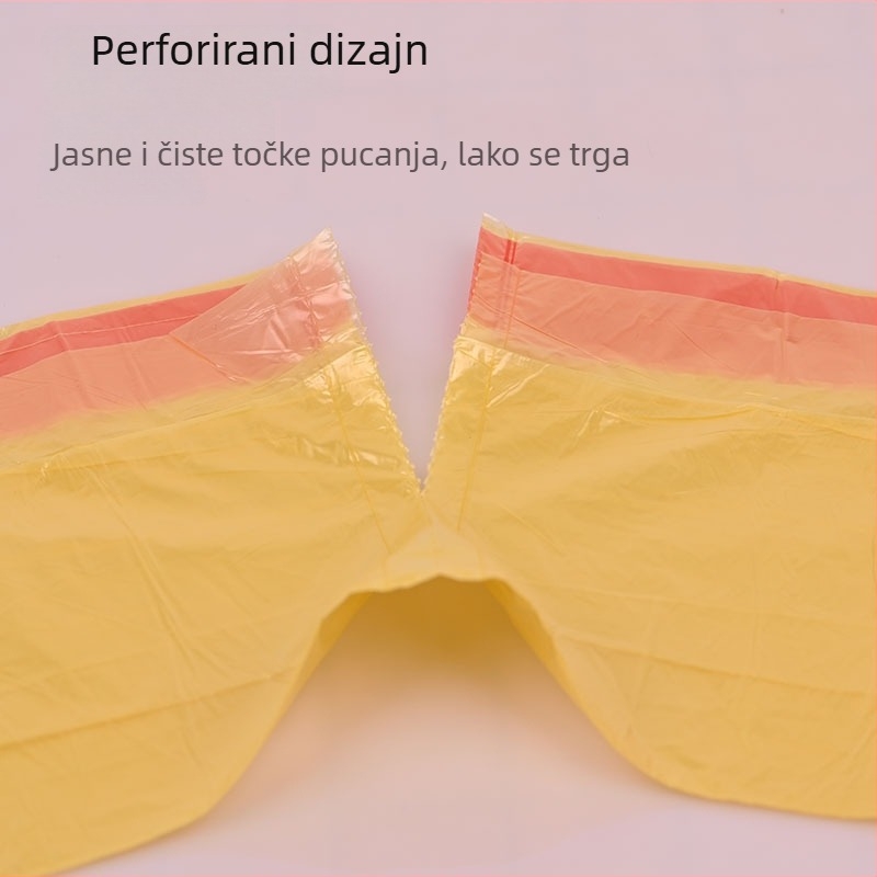 Vreće za smeće sa šnurnom zatvaračem, jednokratne, debele, za kućnu upotrebu, kuhinjski otpad