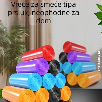 Clean Energy vreće za otpad u vestnom stilu, debele, velike 45×62 cm, 3 role, 90 komada