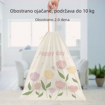 Otporne vreće za smeće s ručkama, debele, velike, za kuhinju i studentski dom