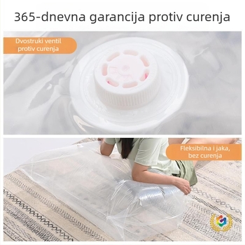 Vakuumske vreće za skladištenje pokrivača i deka, zapečaćeni dizajn, trodimenzionalni izlaz, s pumpom