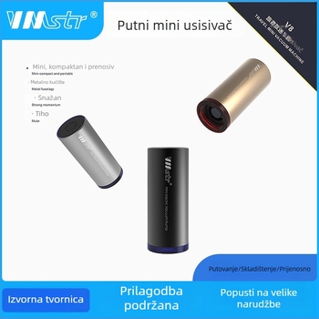 Vmstr Mini vakuumski uređaj V3 — Prenosni ručni vakuum za odjeću, pokrivače i skladištenje hrane