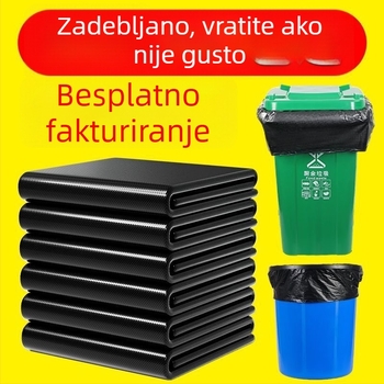Izuzetno velike jednokratne plastične vreće za otpad za komercijalni catering, stil prsluka, paket od 1000 komada