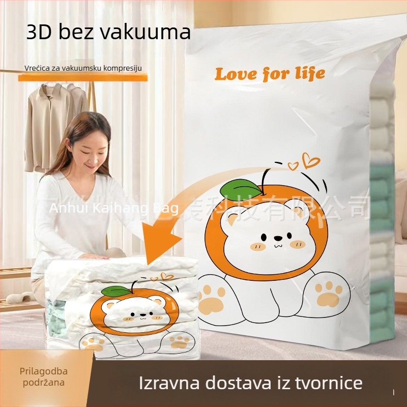 Ekstra velike 3D vreće za pohranu za sezonske odjeće i pokrivače