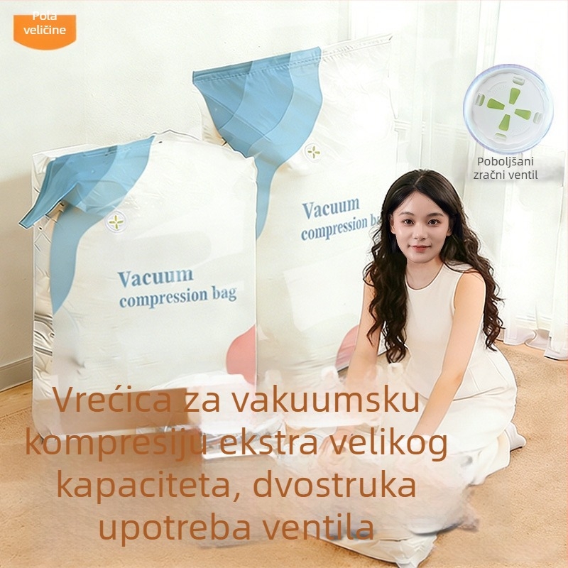 Ekstra velike 3D vreće za pohranu za sezonske odjeće i pokrivače