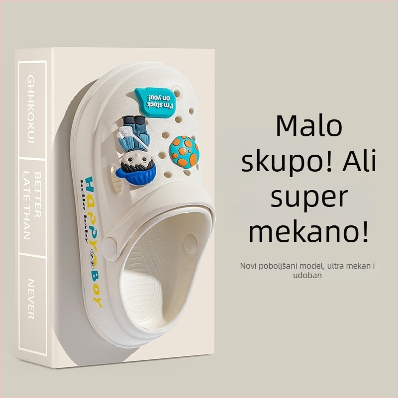 Dječje sandale u Crocs stilu s crtić motivom, protuklizne, lagane EVA sandale za djecu