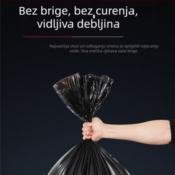 Ekstra velike crne vreće za smeće za komercijalnu upotrebu