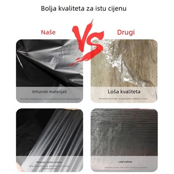 Ekstra velike crne vreće za smeće za komercijalnu upotrebu