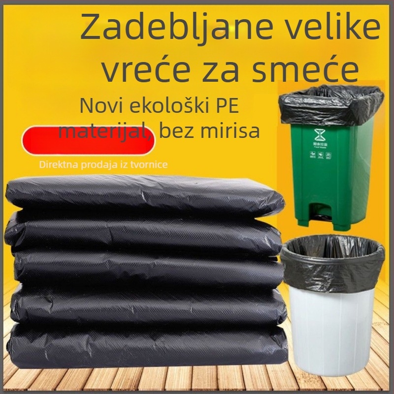 Teške vreće za otpad velikih i ekstra velikih veličina – za komercijalnu upotrebu, sanitarne usluge, upravljanje nekretninama, škole i hoteli