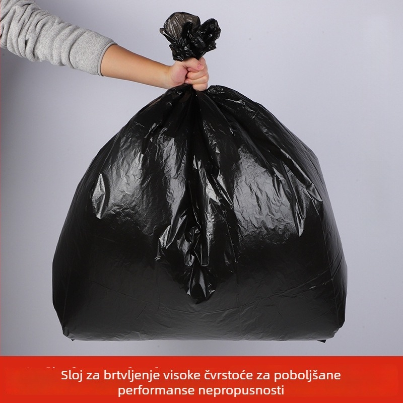Debljane kuhinjske vreće za otpad za kućnu upotrebu, ekološki prihvatljive za komercijalnu upotrebu, zelene vrećice za otpad hrane s plosnim otvorom, velike i ekstra velike veličine