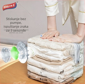 Taili Debljane vakuumske vreće za kućne selidbe – pohrana odjeće i pokrivača, 3D vakuumske vreće