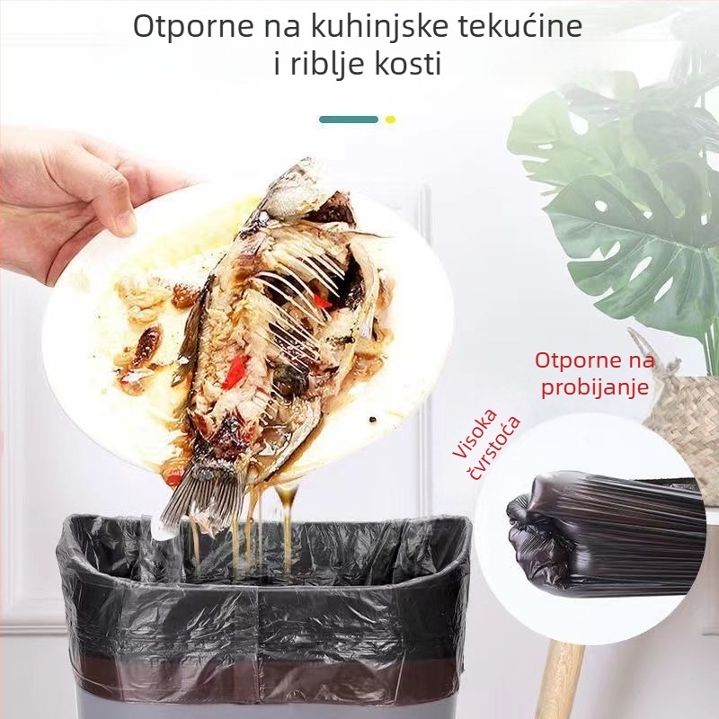 Kućne vreće za smeće, debeli, ekonomsko pakiranje, velike veličine, kuhinjske vrećice sa šnurmom