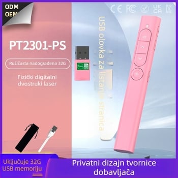 Punjaiva dvostruko laserska prezentacijska olovka za pametnu bijelu ploču