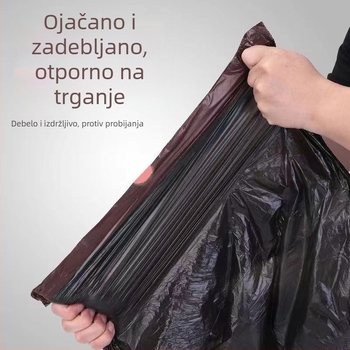 Velika plava vreća za otpad s kaišem i zatvaranjem u obliku koša, za kućnu uporabu