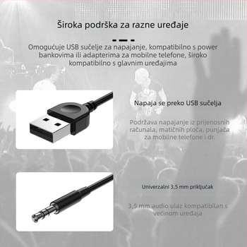 FT-Q9 2.0 računala zvučnici s RGB LED osvjetljenjem, žični stereo za desktop PC i prijenosno računalo