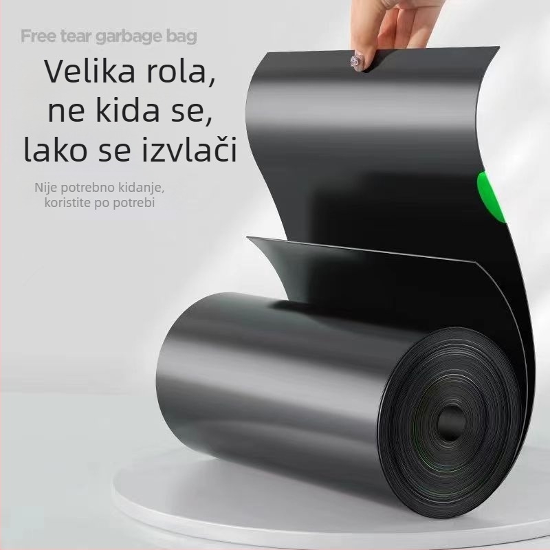 Debele vreće za otpad s vrpcom, velike za kućanstvo, kuhinjske plastične vrećice