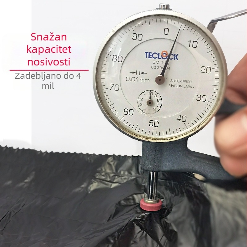 Kuhinjske vreće za smeće sa vezivanjem, debelog materijala, velike kapacitete, tipa rolne, automatsko zatvaranje, za kućnu uporabu