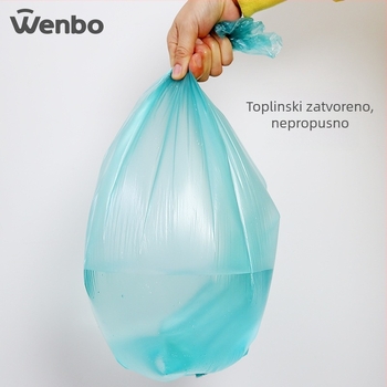 Wenbo Debljane vreće za smeće sa šnurlom, 60 komada, kućna uporaba, jednokratne uporabe