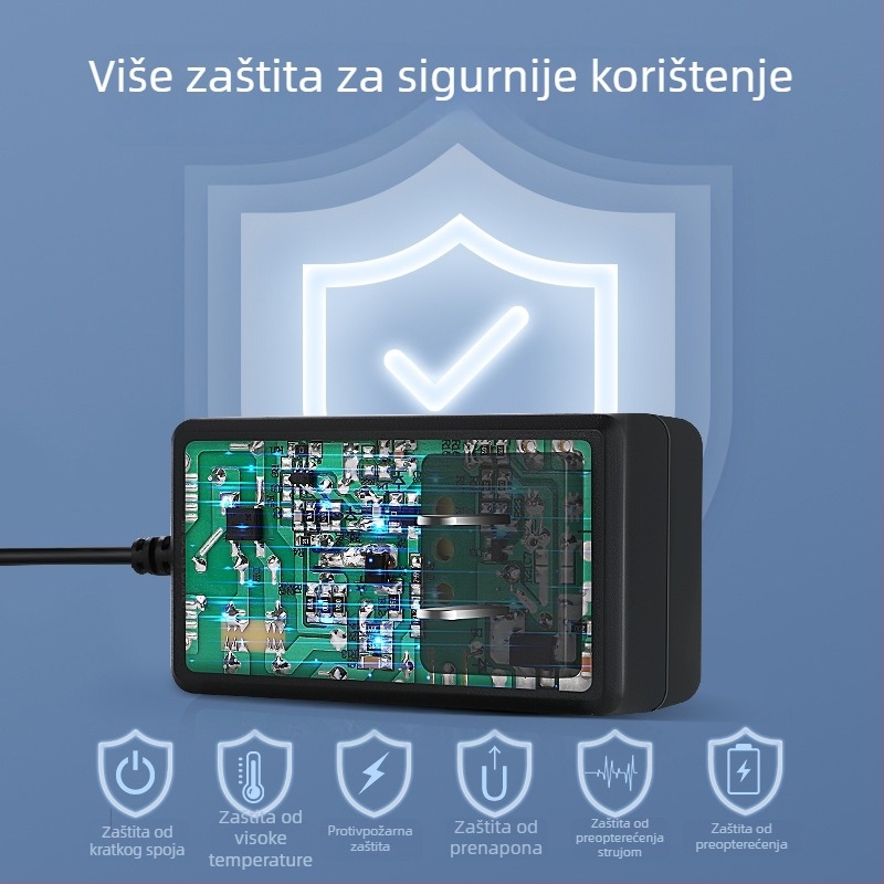 Napajanje 12V 1.5A za aparat za uklanjanje dlačica, 24V prekidno napajanje, 9V 2A punjač, UL certifikat