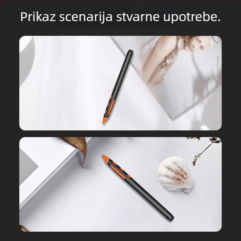 Promi Type-C Bluetooth bežični miš u obliku olovke, 2-u-1 PPT prebacivanje stranica, za stolno računalo i notebook