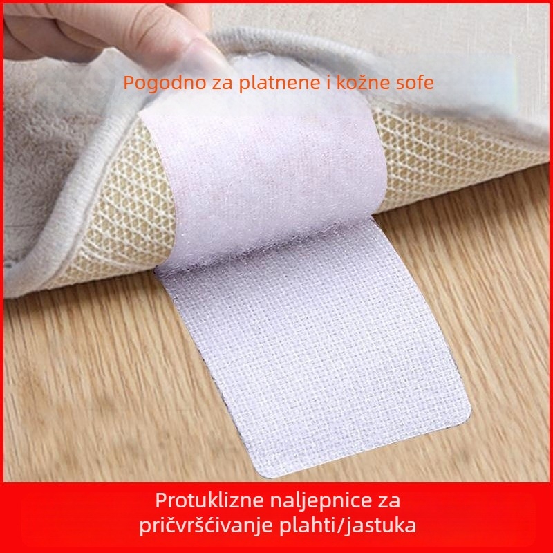 Držač plahta za kauč s Velcroom – nevidljiv, protuklizni