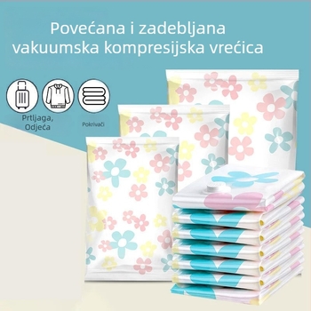 Deblja vaku vreća za pohranu odjeće s perjem i pamuk pokrivačima, kompresijska vreća za prtljagu