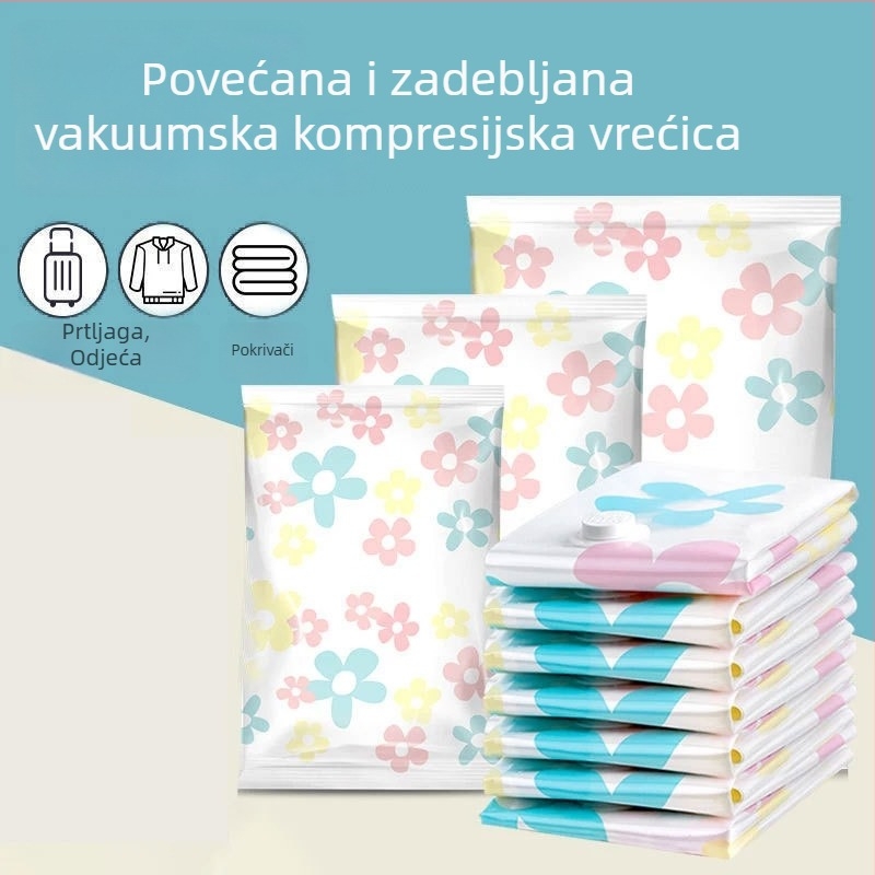Deblja vaku vreća za pohranu odjeće s perjem i pamuk pokrivačima, kompresijska vreća za prtljagu