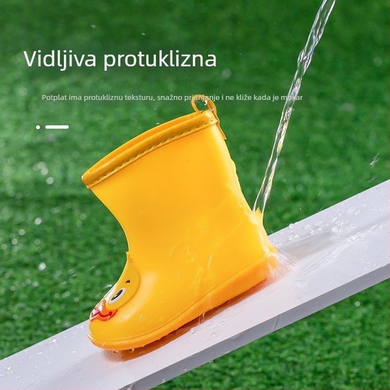 Millie the Fawn dječje kišne čizme – slatka crtani motiv, unisex, protuklizna mekana podloga, za vrtić i osnovnu školu