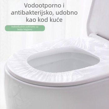 Jednokratna podloga za WC od netkanog materijala, deblja, prijenosna za putovanja i trudnoću
