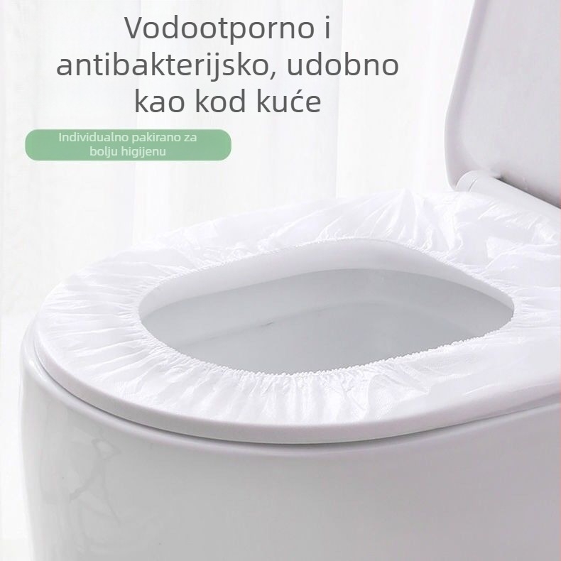 Jednokratna podloga za WC od netkanog materijala, deblja, prijenosna za putovanja i trudnoću