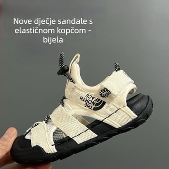 Beijia dječje sandale s zatvorenim prstom i mrežastom gornjom, ljeto 2025, unisex, casual sportske sandale s Velcro kopčanjem