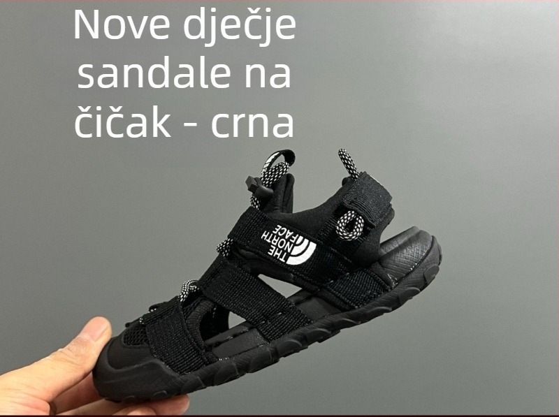Beijia dječje sandale s zatvorenim prstom i mrežastom gornjom, ljeto 2025, unisex, casual sportske sandale s Velcro kopčanjem