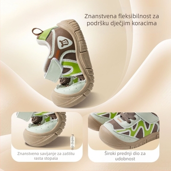 Moderne i svestrane dječje tenisice za prve korake, proljeće 2026, korejskog stila, mek pod, udobne casual sportske tenisice