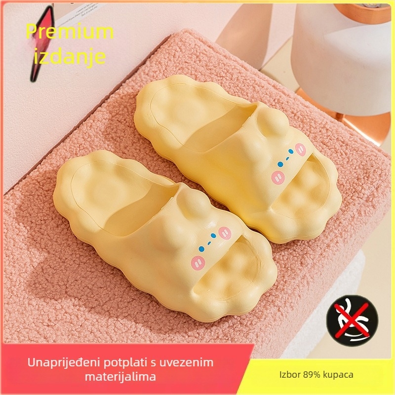 Ženske slip-on sandale s mekanim potplatom, protuklizne, za unutarnju i vanjsku upotrebu, uzorak crtani