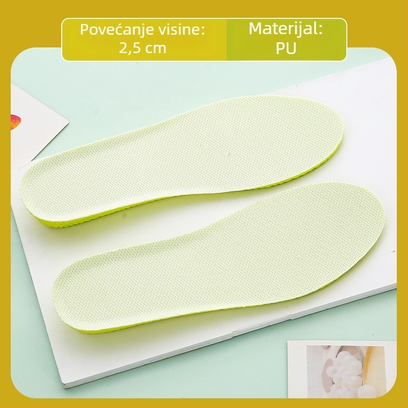 Ulošci za povećanje visine za Martin čizme, unisex, upijaju znoj, deodoriraju, ublažavaju udarce, nevidljiva unutarnja pločica za povećanje visine