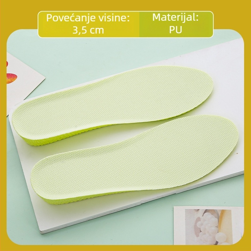 Ulošci za povećanje visine za Martin čizme, unisex, upijaju znoj, deodoriraju, ublažavaju udarce, nevidljiva unutarnja pločica za povećanje visine
