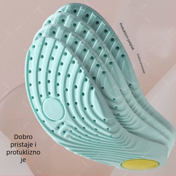 Dopamine Milk-Feel PU sportske uloške, protiv mirisa, visoke elastičnosti, apsorpcija udaraca, za trčanje