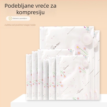 Wen Bo vakuumske vrećice za pohranu — set od 3 komada: velika, srednja, mala; za deke i odjeću; s ručnom pumpom