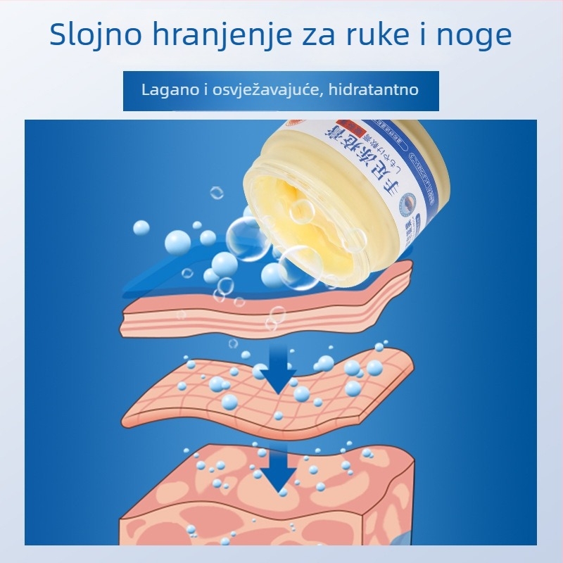 Ispucala koža ruku i stopala s uljem zmije i uljem konja; krema za ruke; krema za pete; krema protiv smrzavanja