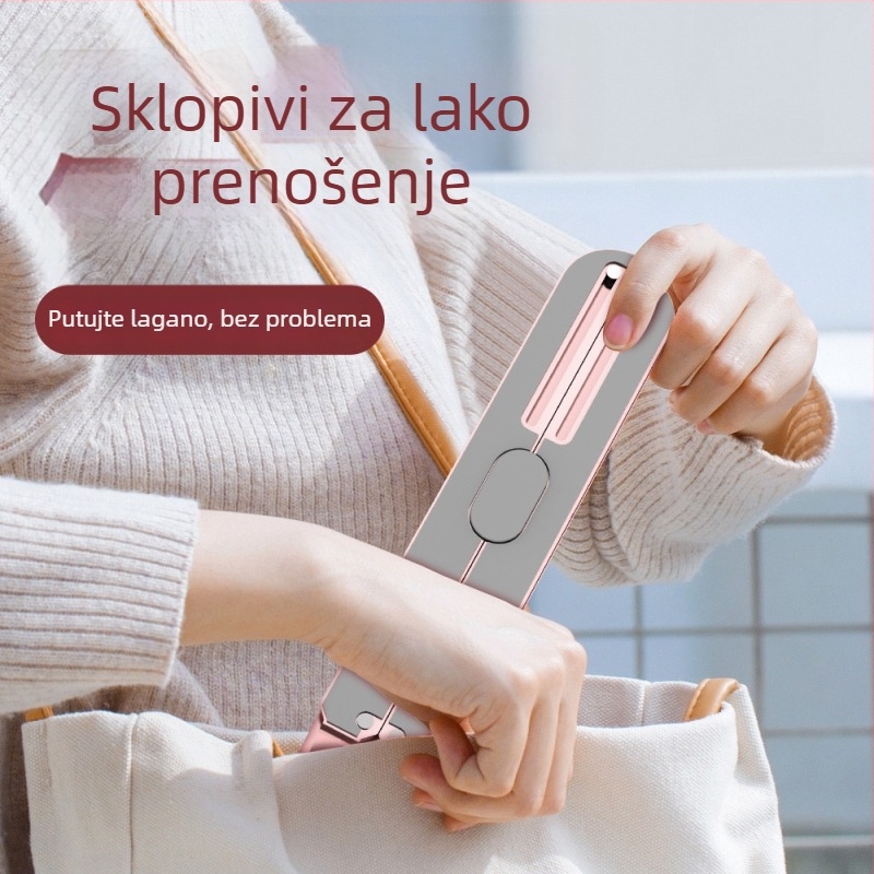 Aluminijski držač za laptop s podesivom visinom i sklopivim dizajnom za učinkovito hlađenje