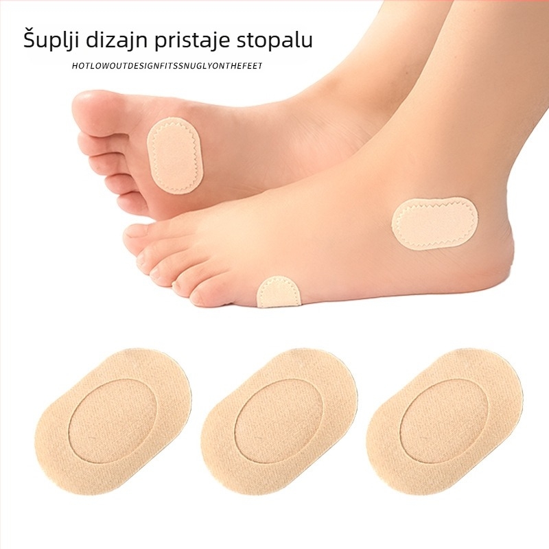 Meki jastučići protiv trenja za visoke pete, samolijepljivi zubasti flasteri za kurje oči i mjehuriće