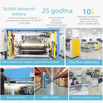 Absorbentni netkani poliester podni mat u roli, za kućnu upotrebu