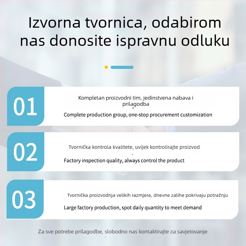 Absorbentni netkani poliester podni mat u roli, za kućnu upotrebu